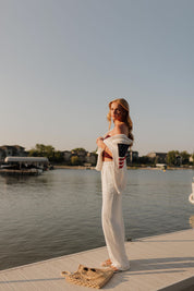 Sailor Striped Tube Top