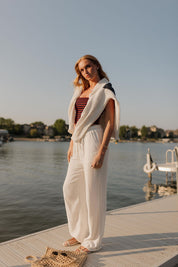 Sailor Striped Tube Top