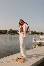 Sailor Striped Tube Top