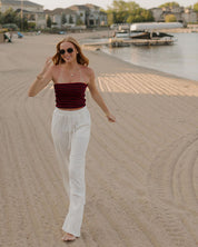 Sailor Striped Tube Top