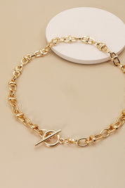 Gold Link Chain Necklace