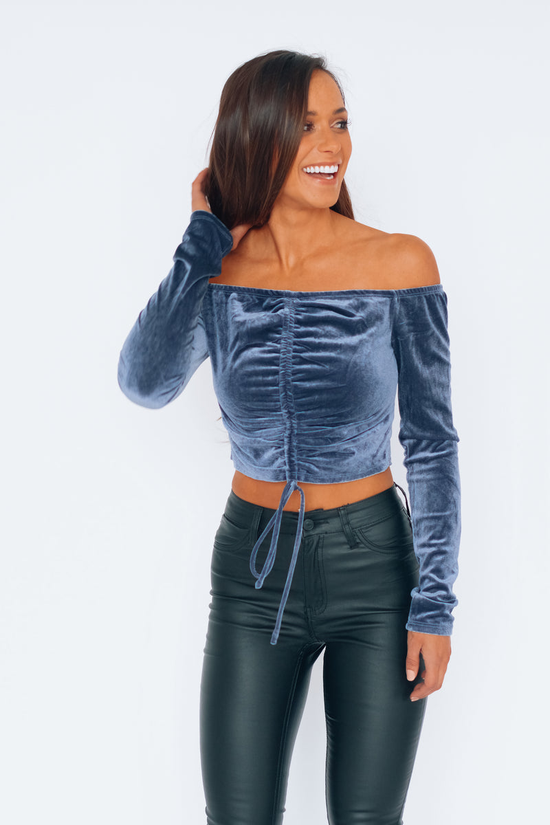 SALE: Lani Velvet Top
