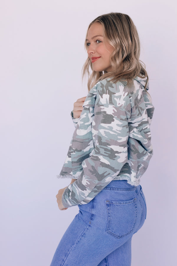 SALE :Stevie Camo Jacket