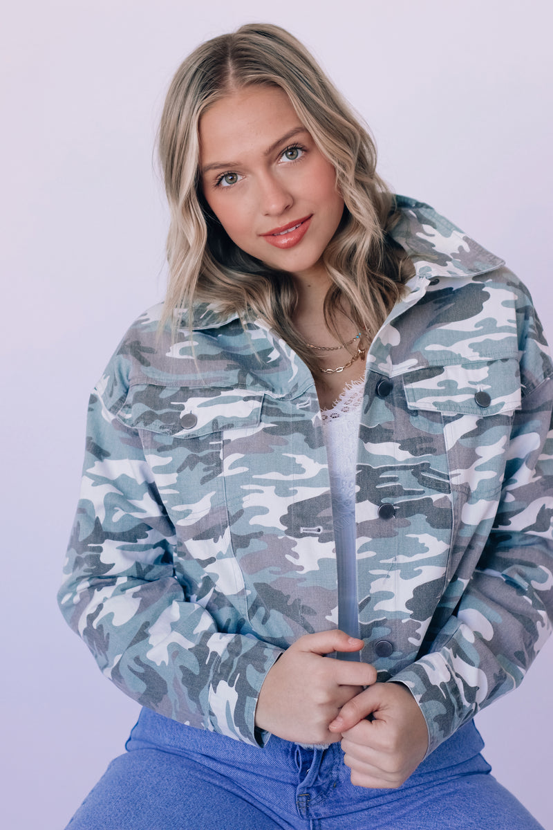 SALE :Stevie Camo Jacket
