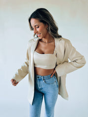 Alessandra Blazer Set In Cream