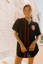 Husker Baseball Jersey In Black