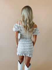 Vera Smocked Mini Dress