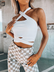 RESTOCKED : Haley Criss Cross Halter