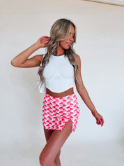SALE :Haisley High Waisted Mini Skirt