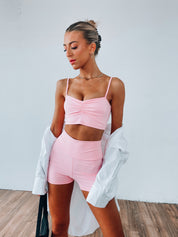 SALE :Ania Pink Athletic Set