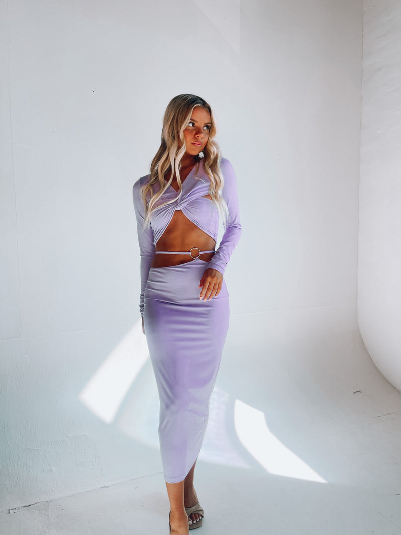 Wren Lavender Skirt Set