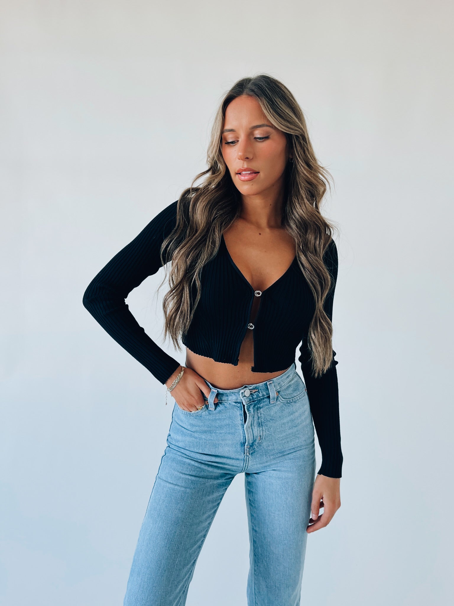 Quinn Ribbed Knit Top