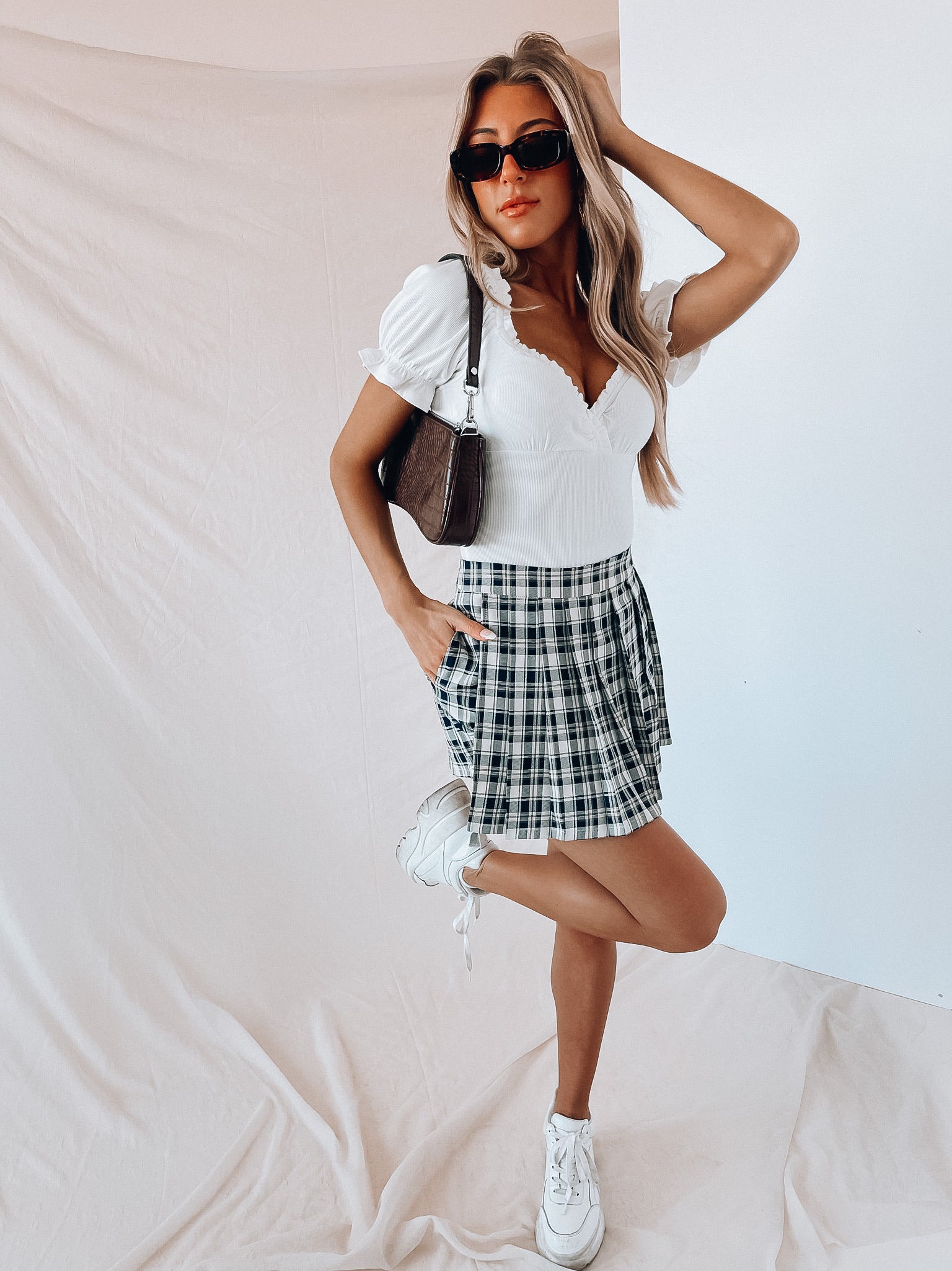 SALE: Daphne Pleated Skort