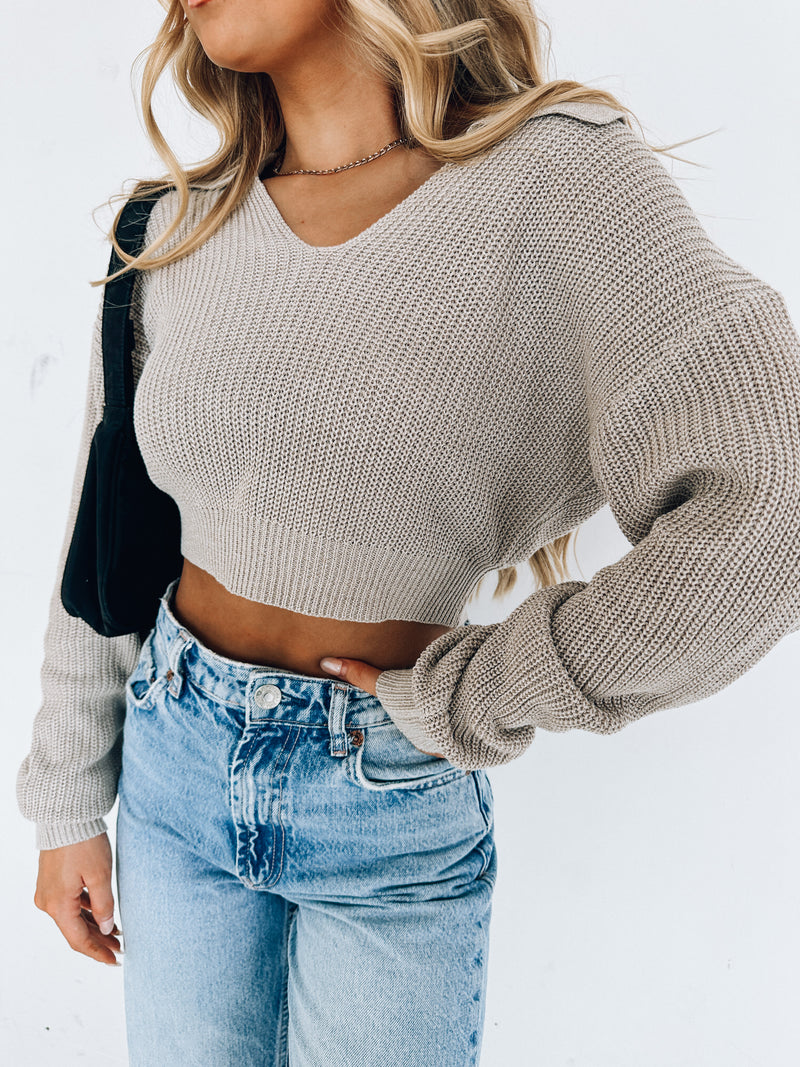 Cropped Sweater – Octopia Clothing