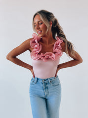 Margaret Ruffle Bodysuit