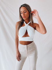 RESTOCKED: Maleena High Waisted Silk Bottoms