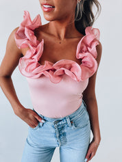 Margaret Ruffle Bodysuit