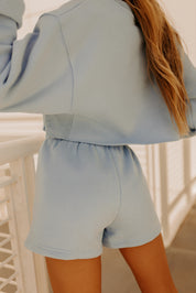 Easton Lounge Shorts In Baby Blue