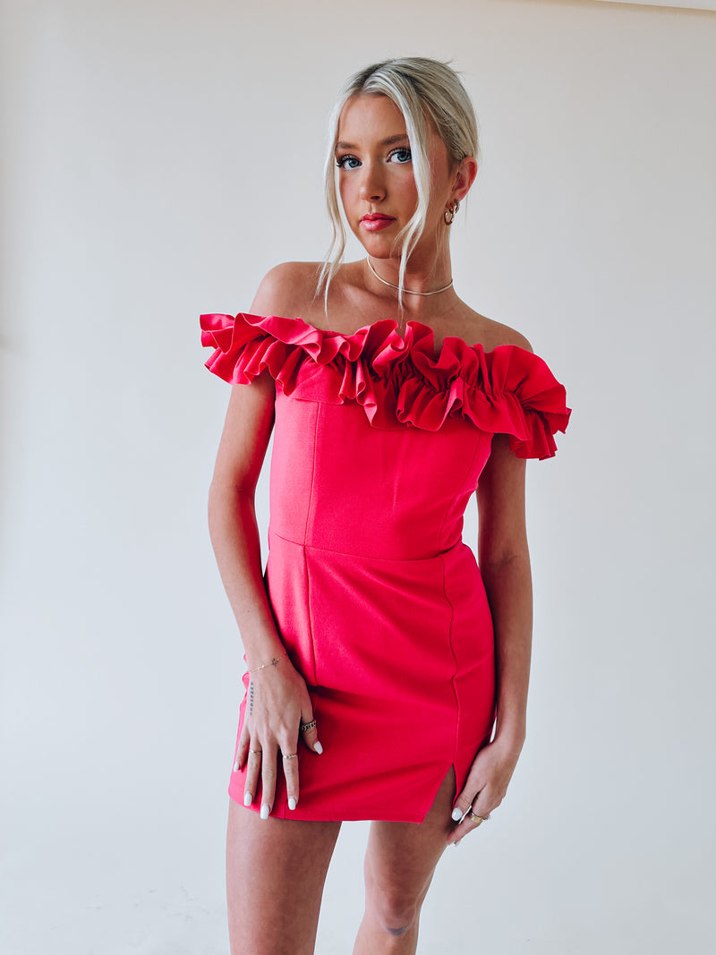 Kelcey Fuchsia Mini Dress