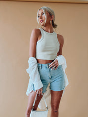 Andi Ribbed Sleeveless Tank