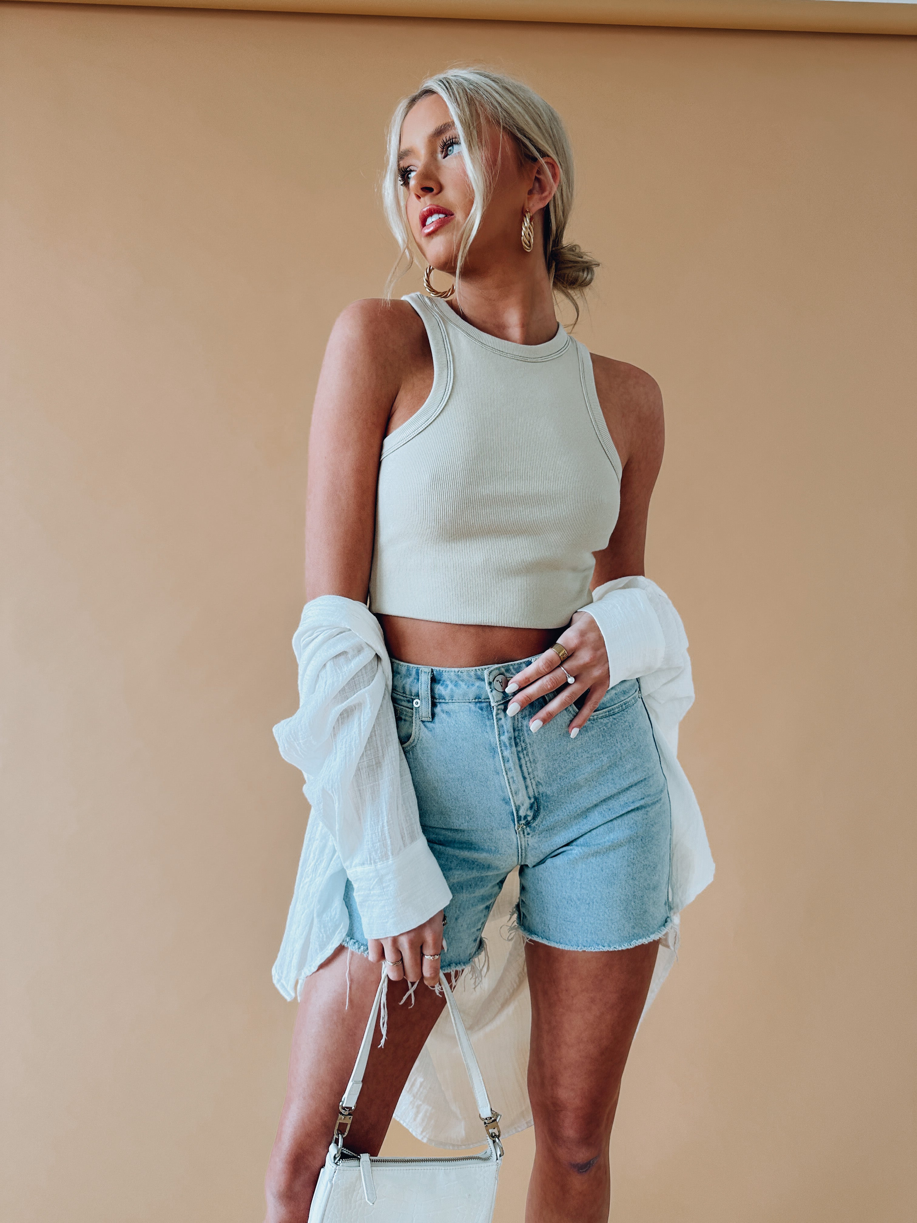 Andi Ribbed Sleeveless Tank