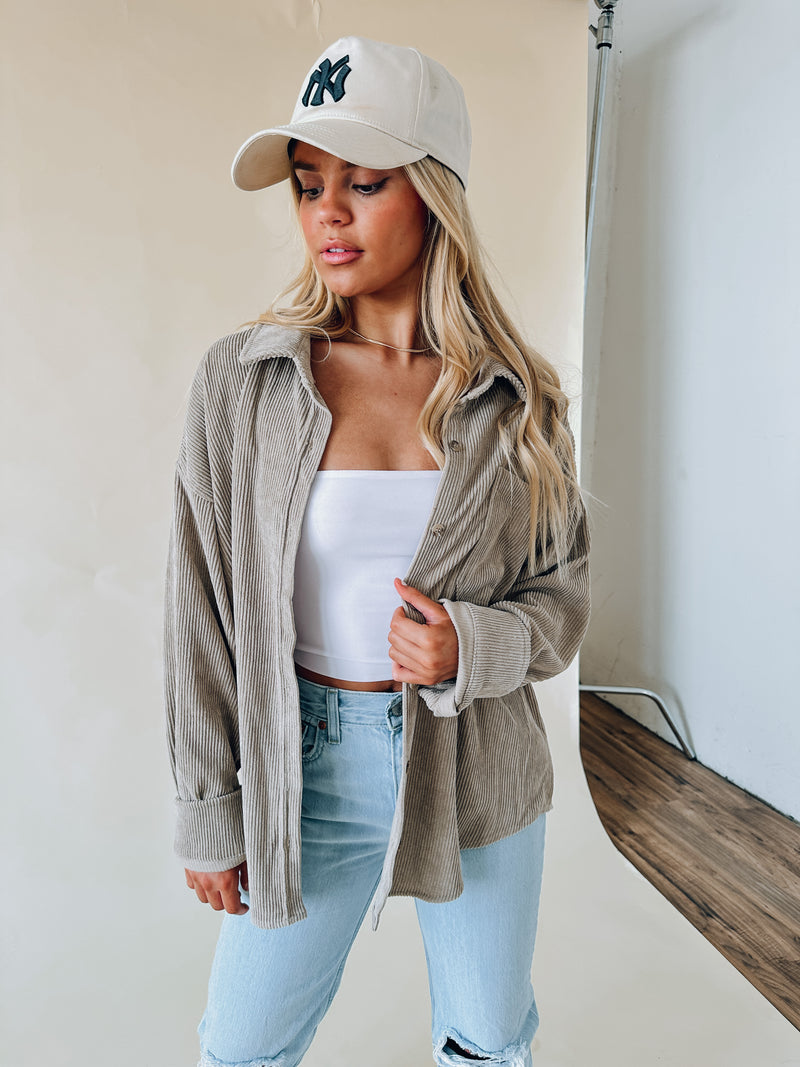 SALE : Mason Corduroy Shacket