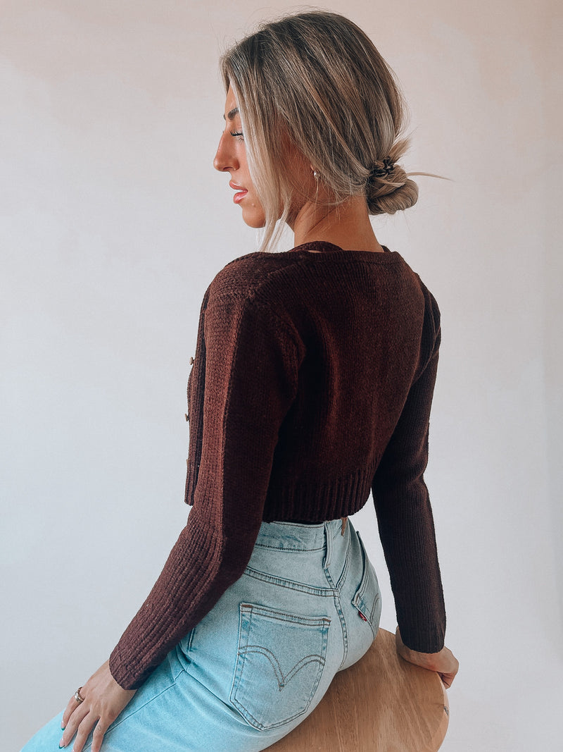 RESTOCKED :Tie Back Turtleneck Crop Sweater – Madida Clothing
