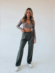Colbi Cut Out Knit Top