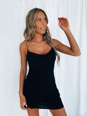 Brinley Mini Dress In Black