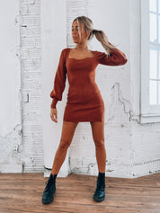 SALE: Asher Knit Mini Dress