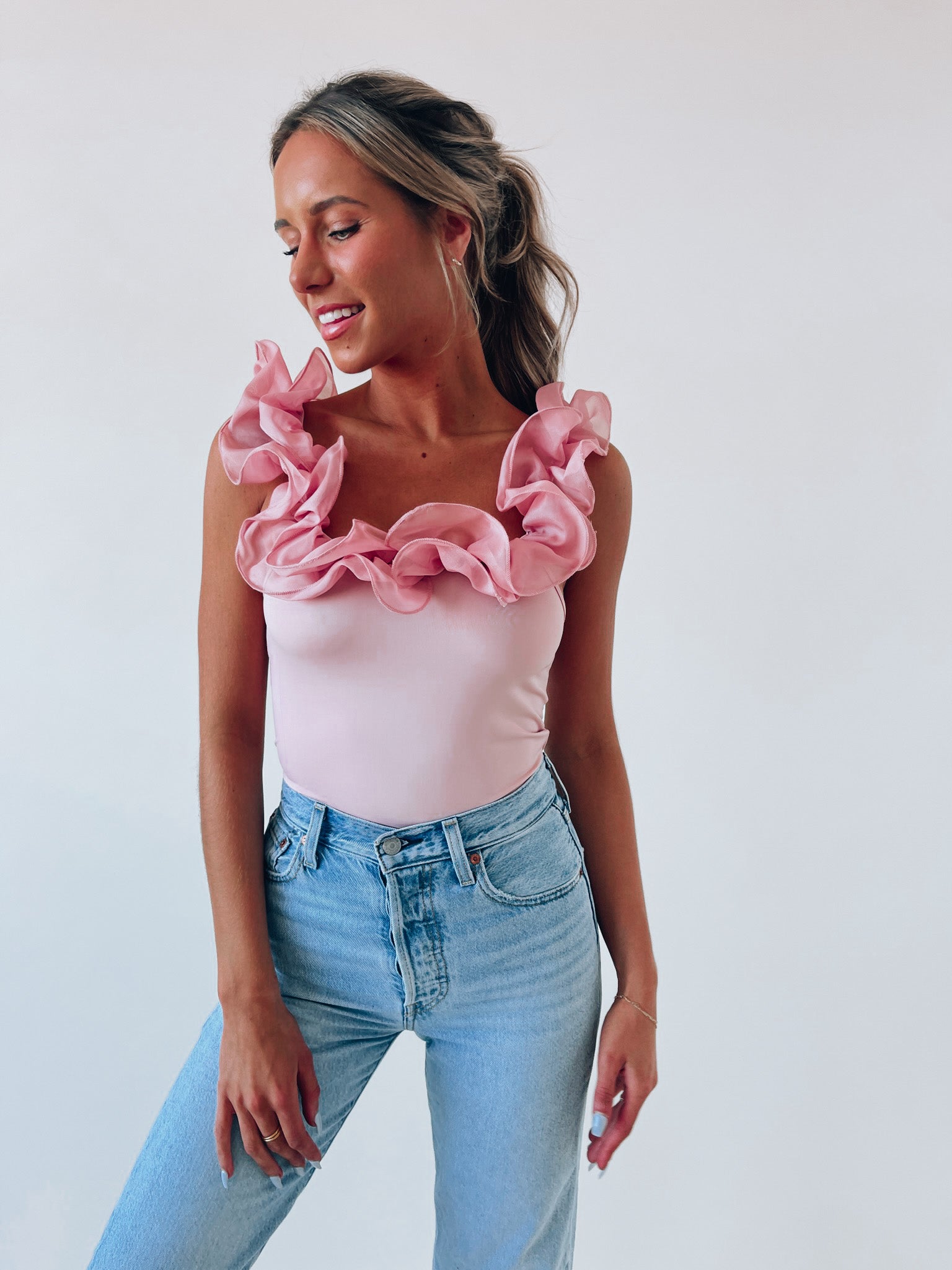 Margaret Ruffle Bodysuit