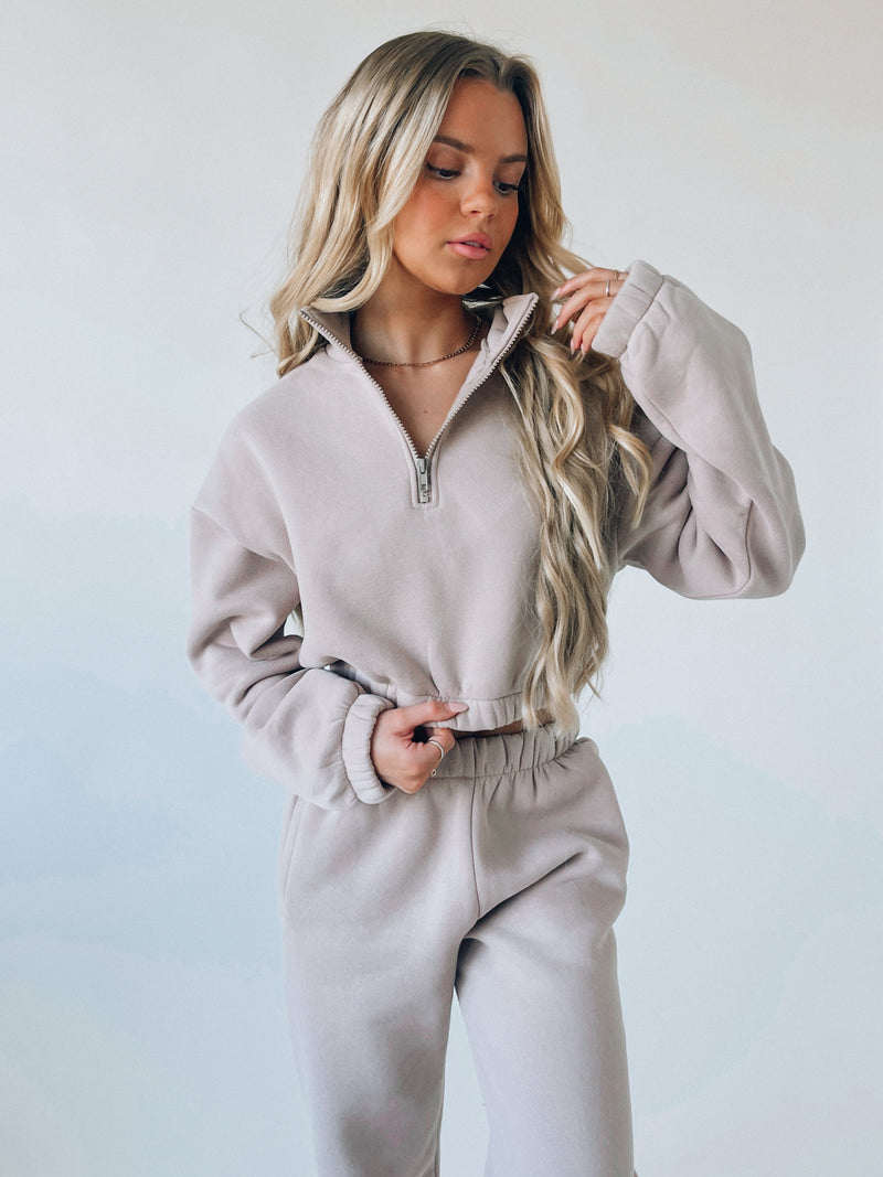 RESTOCKED: Keaton Taupe Joggers