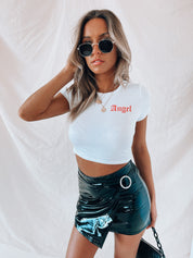 SALE :Angel Crop Tee