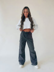 Sarah Cement Cargo Pant