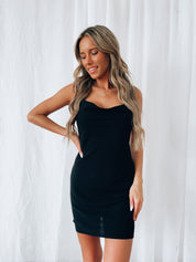Brinley Mini Dress In Black