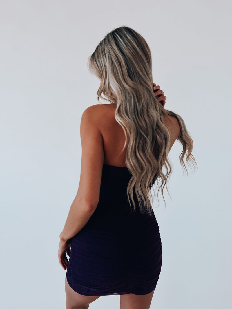 Erica Ruched Mini Dress