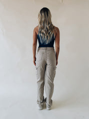 Ribbed Sleeveless Bodysuit In Navy