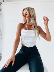 Rowan Satin Structured Top