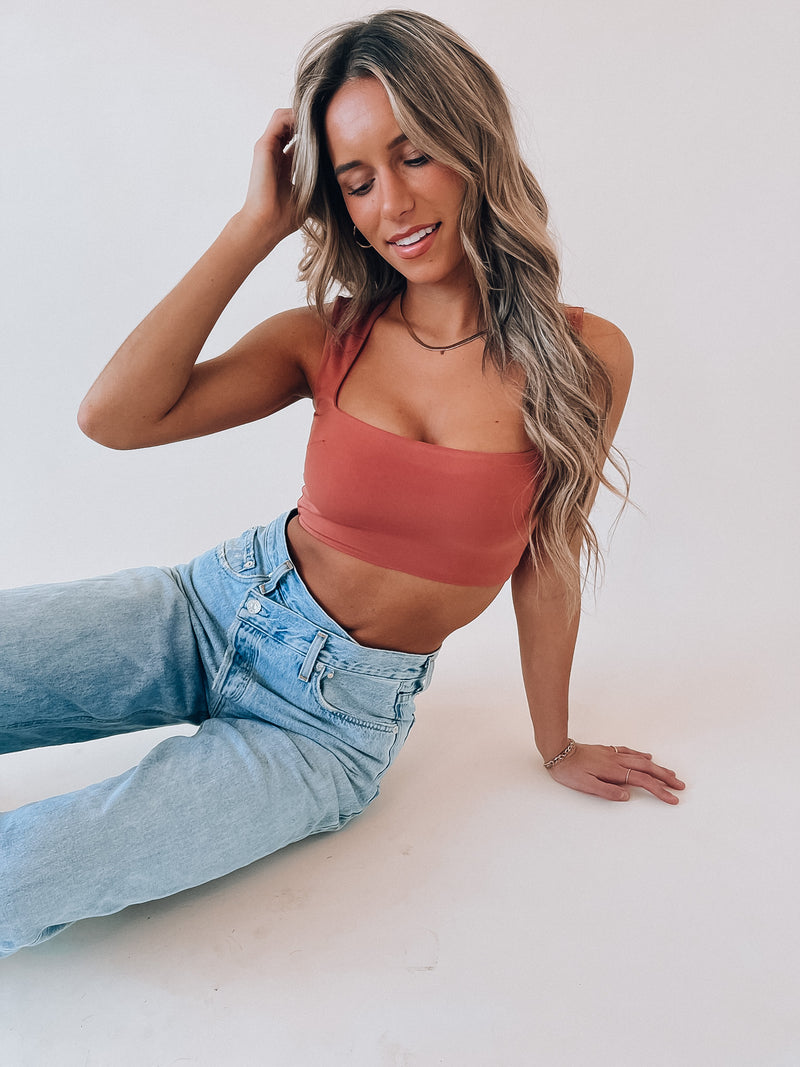Asher Fitted Crop Top