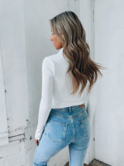 Remy Long Sleeve Collared Top