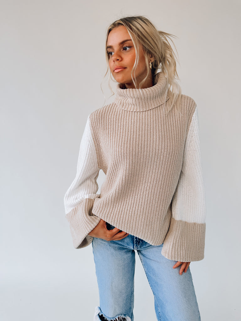 SALE: Zayla Color Block Sweater Dress – Madida Clothing