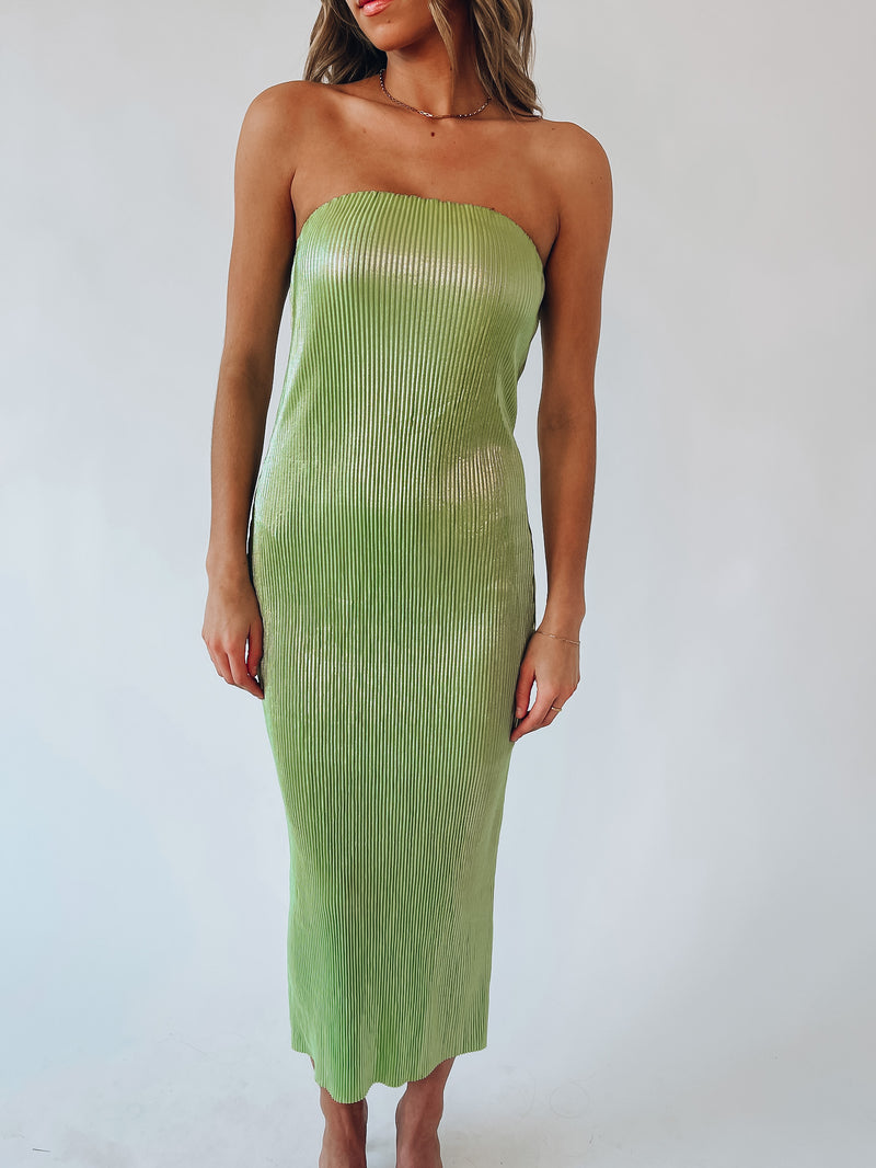 Kaisley Strapless Midi Dress – Madida Clothing