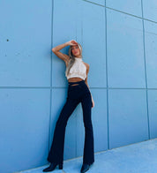 SALE : Dark Denim Boot Cut Pant