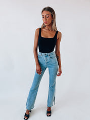 RESTOCKED : Jena Black Bodysuit