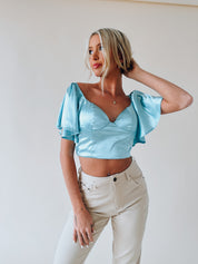 Analise Satin Flair Corset Top