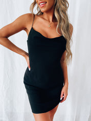 Brinley Mini Dress In Black
