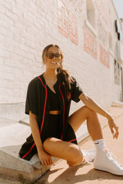 Husker Baseball Jersey In Black