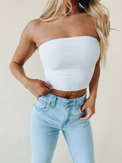 Freya Strapless Crop Top