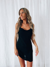 Brinley Mini Dress In Black