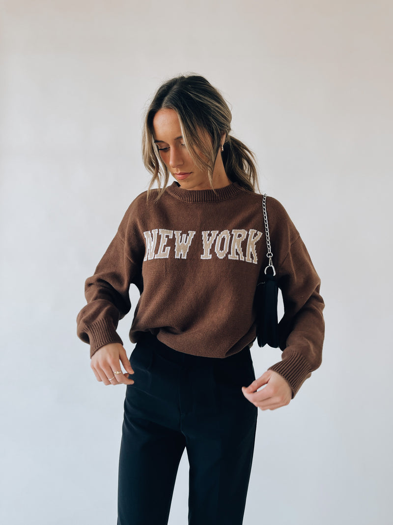 RESTOCKED: New York Knit Sweater